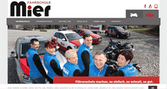 Desktop Screenshot of fahrschule-mier.de
