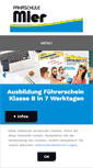 Mobile Screenshot of fahrschule-mier.info
